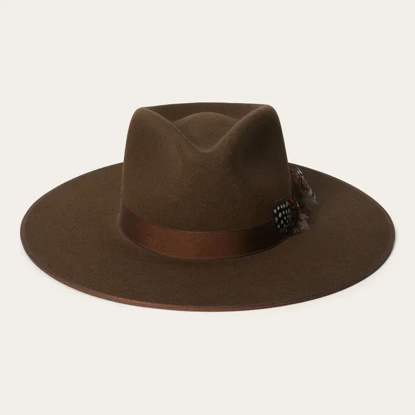 Midtown Wide Flat Brim Hat