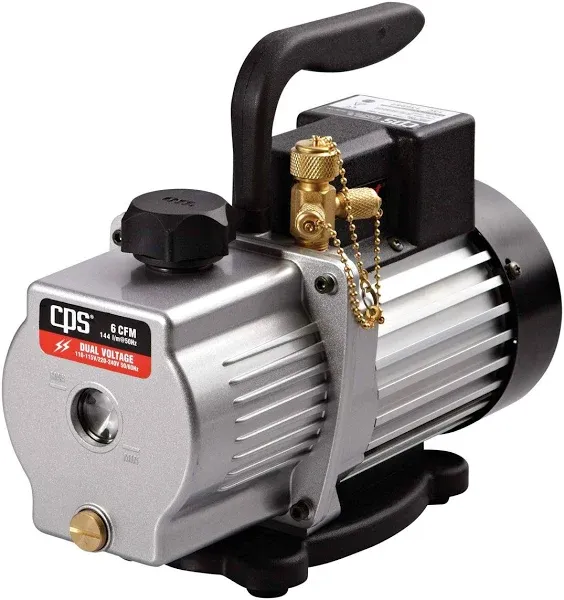 CPS VP6S 6 CFM Single Stage Vacuum Pump