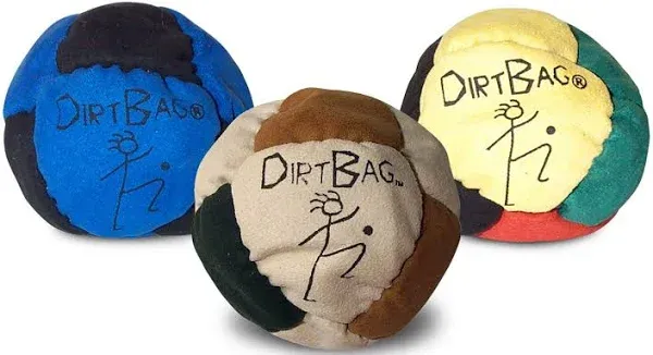 Dirtbag Footbag 8-Panel Synthetic Suede and Sand Filled Hacky Sack Footbag | ...