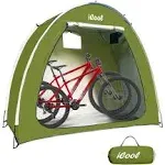 Outdoor Bike Covers Storage Shed Tent, 210D Oxford Foldable Black/2 Bike