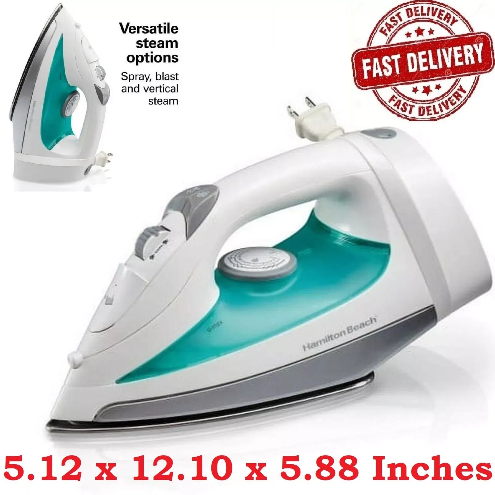 Hamilton Beach 14212 Retractable Cord Steam Iron