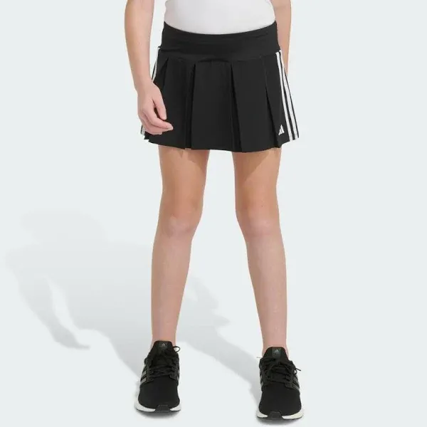 Girls adidas 3-Stripe Pleated Stretch Woven Skort