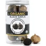 Harmoni USDA Organic Black Garlic 227g Black Pearl Garlic Jar 8oz 100% Whole Black Garlic