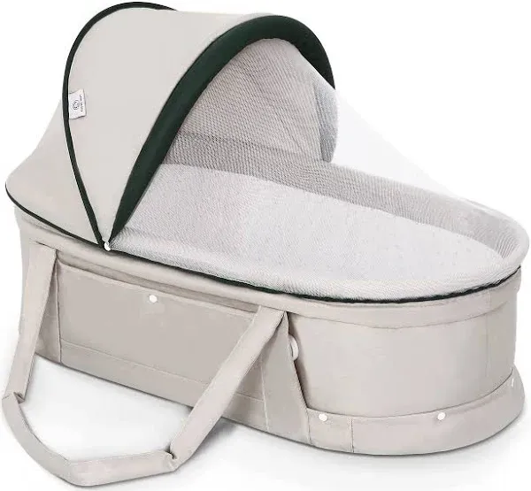 Holy Cat Travel Bassinet Portable Bassinet-Foldi<wbr/>ng Baby Bassinet iin Bed Mini...