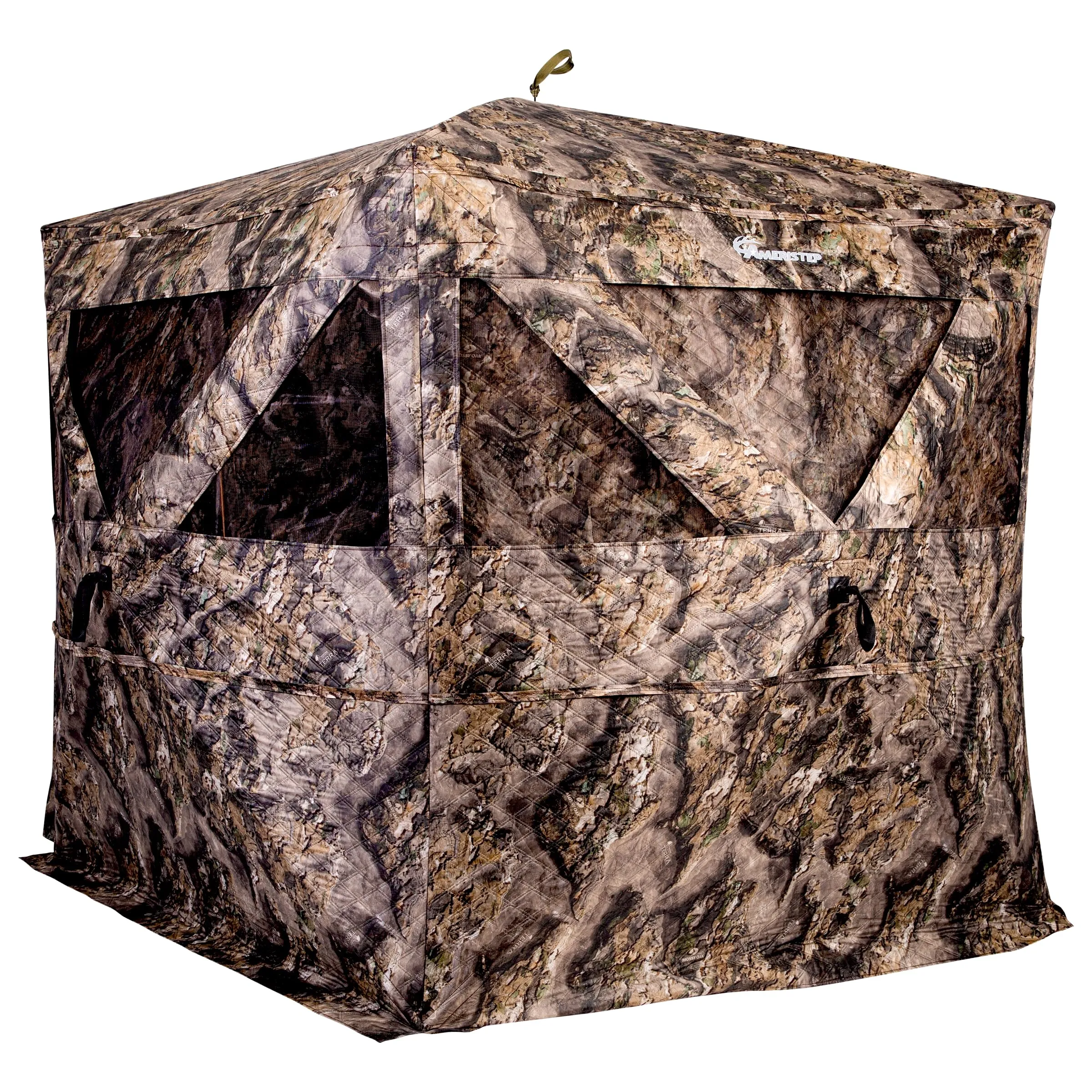 Outdoor Field Hunting Thermal Blind Ameristep Pro Series Big Wild Game 4 Person