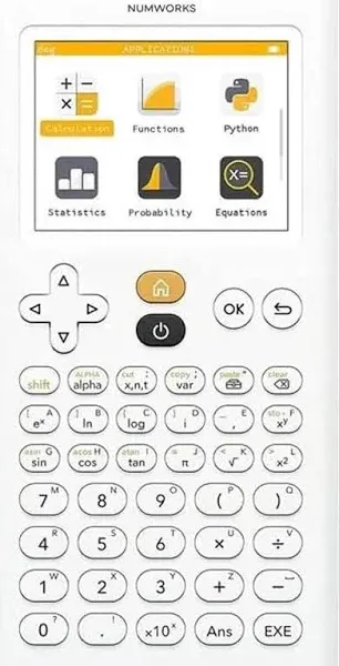 NumWorks Graphing Calculator N0120 White ACT/SAT Approved k15 -new/sealed