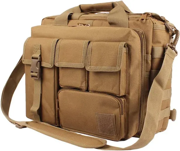 Tactical Briefcase, 15&#034; Men&#039;s Messenger Bag Military Briefcase for Men