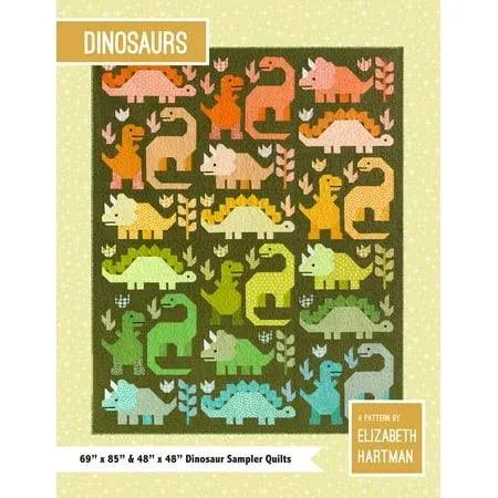 Elizabeth Hartman DINOSAURS Quilt Pattern