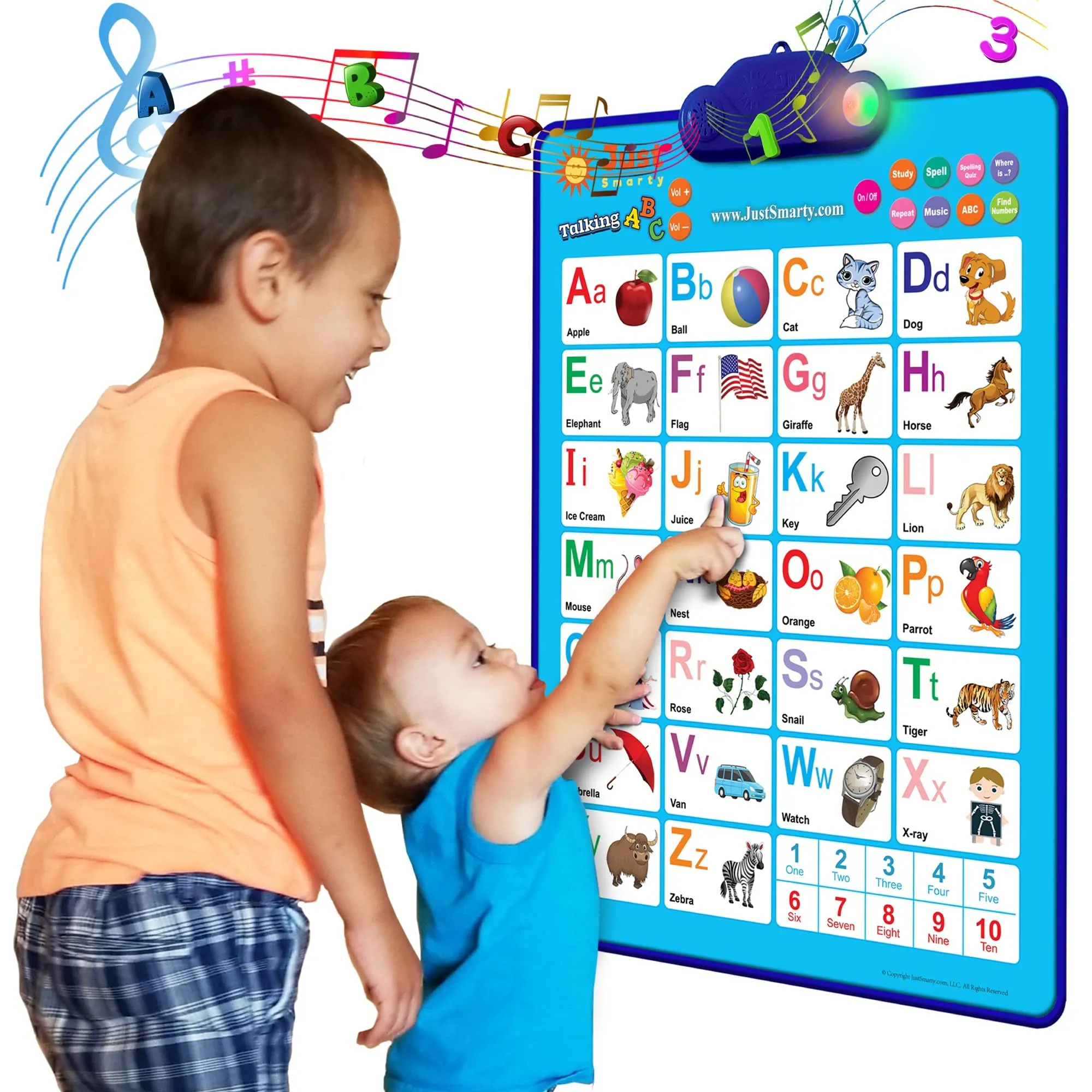 Just Smarty Electronic Interactive Alphabet Wall Chart