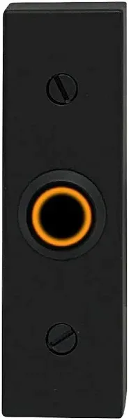 Newhouse Hardware Rectangular Lighted Wired Metal Doorbell Button