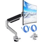 WALI Single Monitor Gas Spring Desk Mount