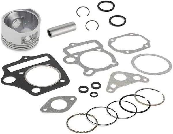 Redcap 54mm Bore Piston &amp; Ring Set with Head Gaskets Kit for 125cc Pit Dirt Bike