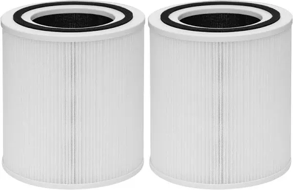 TT-AP005 Filter Replacement, Compatible with TaoTronics TT-AP005 Air Purifier, 3-in-1 Pre-Filter, H13 Grade True HEPA and Activated Carbon Filter, 2 Pack