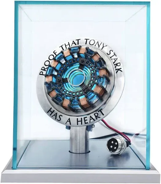 HCMY New Version 1:1 Iron Man Arc Reactor MK1,with LED Light