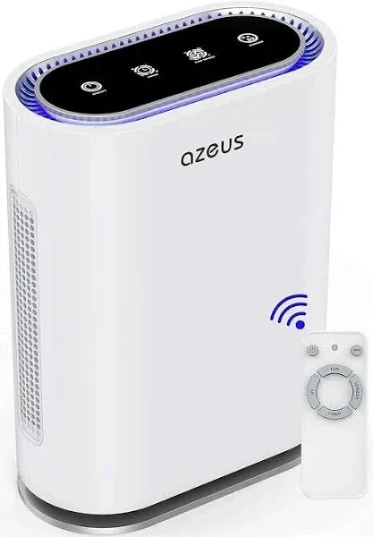 AZEUS True HEPA Air Purifier for Home  and Large Rooms UV Light