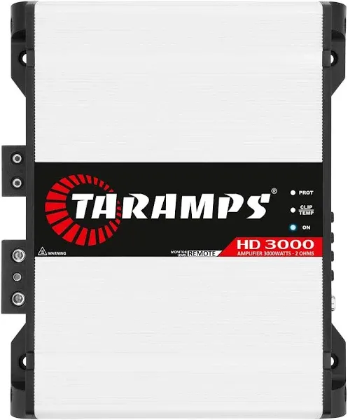 Taramps HD 3000 2 Ohms 1 Channel 3000 Watts RMS MAX Full Range Car Amplifier