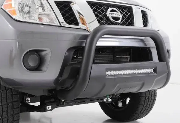 Rough Country B-N4150 Nissan 05-19 Frontier Bull Bar w/LED Light Bar (Black)