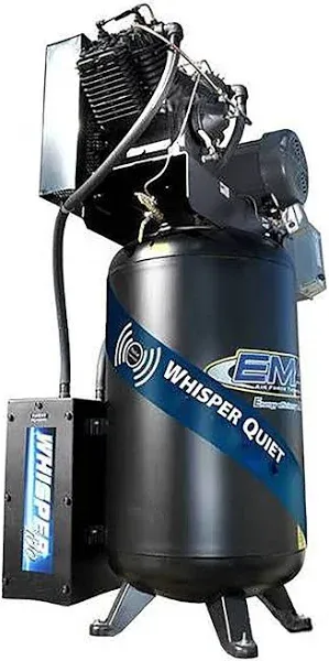 EMAX 80 Gallon 10 HP 2-Stage 1-Phase Vertical Air Compressor EI10V080V1