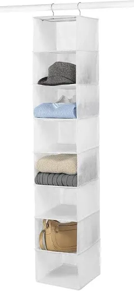 Whitmor 8 Section Accessory Shelves White