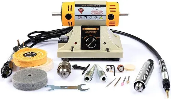 Professional Woodcrafting and Jewelry Making Bench Grinder - Precision Tool