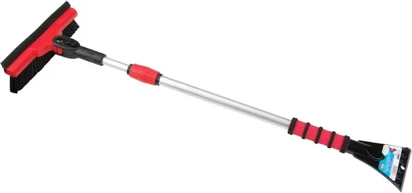 Mallory 583-EP Snow Brush with Pivot Head and Aluminum 34 to 52 in Extension