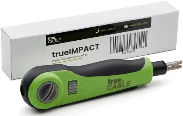 trueCABLE Impact Punch Down Tool