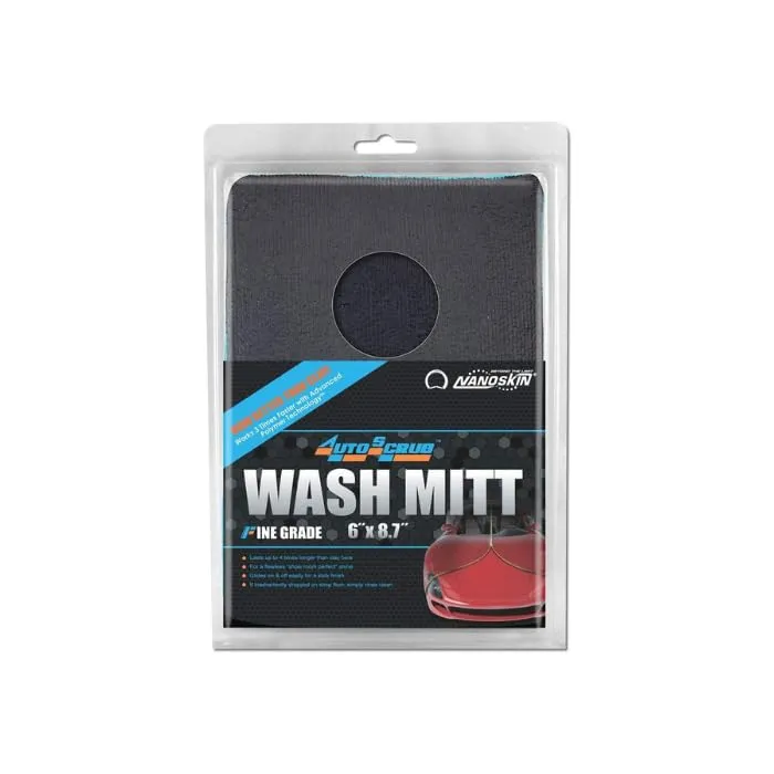 NanoSkin AutoScrub Wash Mitt Fine Grade | Synthetic Clay Bar Alternative