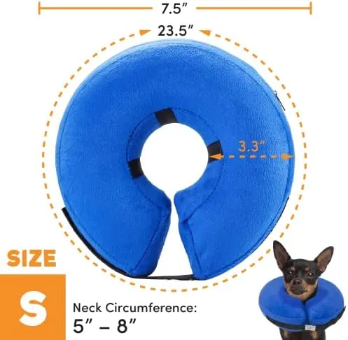 Bencmate Inflatable Large L Pet Dog Collar for Post Surgery Recovery