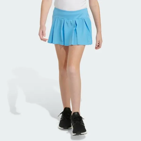 Girls adidas 3-Stripe Pleated Stretch Woven Skort