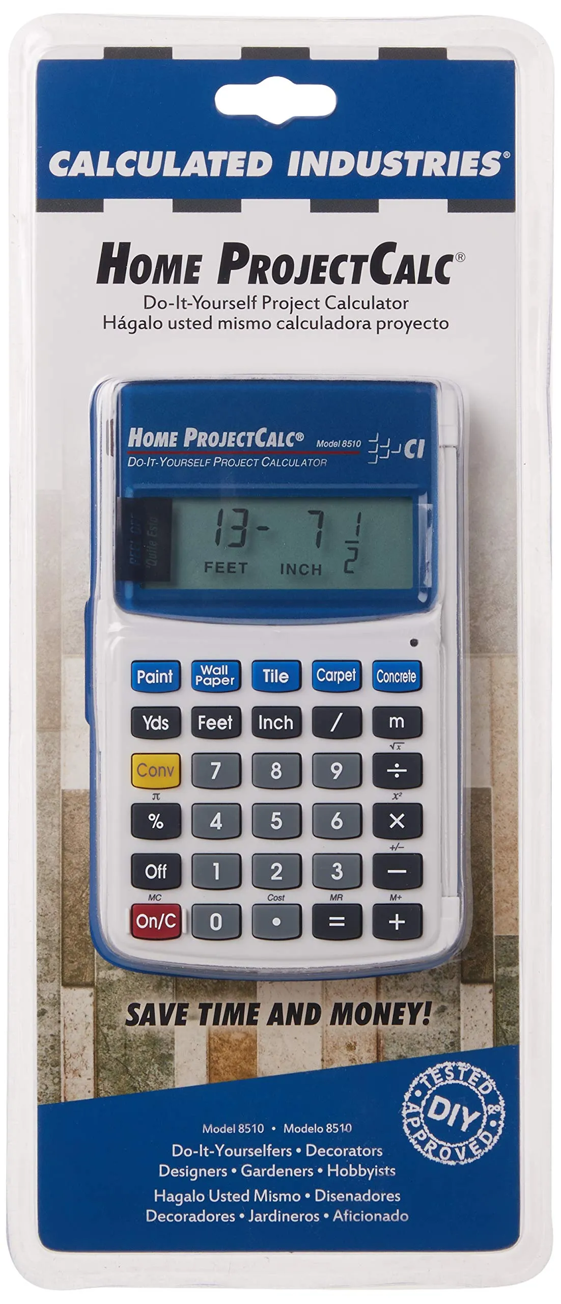 Calculated Industries 8510 Home ProjectCalc DIY Project Calculator New Sealed