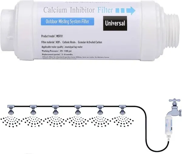 CozyCabin Mist Calcium Inhibitor Filter