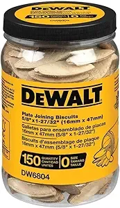 Dewalt Tube Of 150 No. 0 Size Biscuits