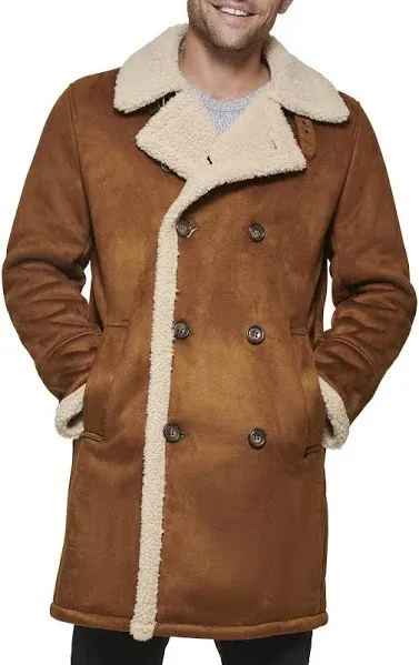 Men's Dockers Faux Shearling Walking Coat