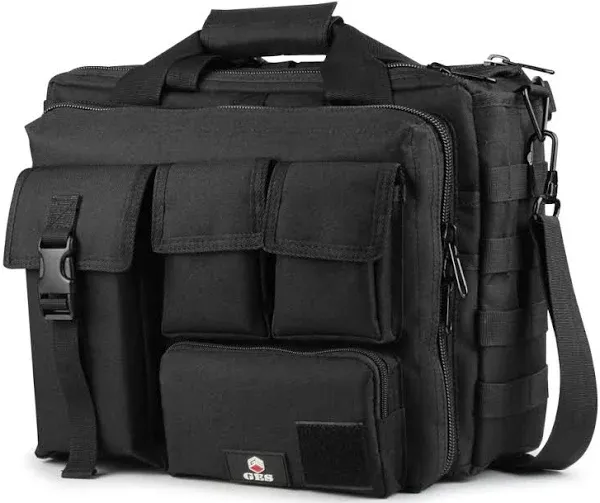 GES Tactical Briefcase Men's Messenger Bag Military Briefcase for Men