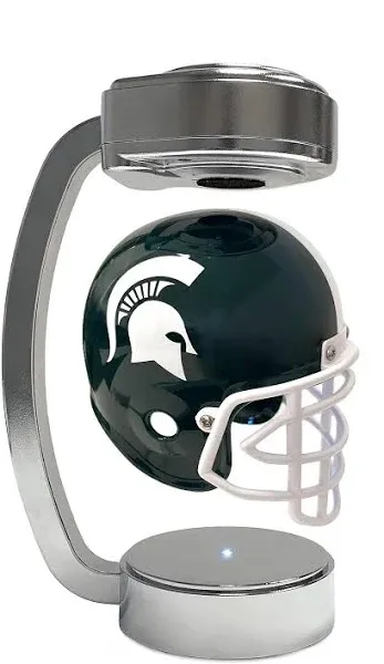 Pegasus Sports Officially Licensed NCAA Mini Rotating Levitating Hover Helmet in Chrome