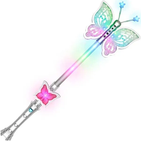 FlashingBlinkyLights Light Up Pretty Butterfly Wand