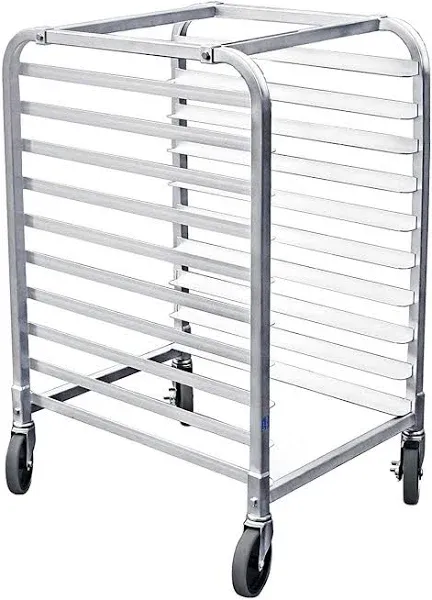 10 Tier Sheet Pan / Bun Pan Rack with Wheels