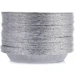 Pie Pans [50 Pack - 9" Size] - Aluminum Foil Pie Tins, Disposable Standard-Size Pie Plates for Baking