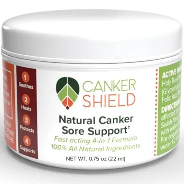 Natural Rapid Healing Canker Sore Treatment and Mouth Ulcer Treatment - Works to Quickly Relieve Pain, Heal, and Prevent Canker Sores and Mouth Ulcers.