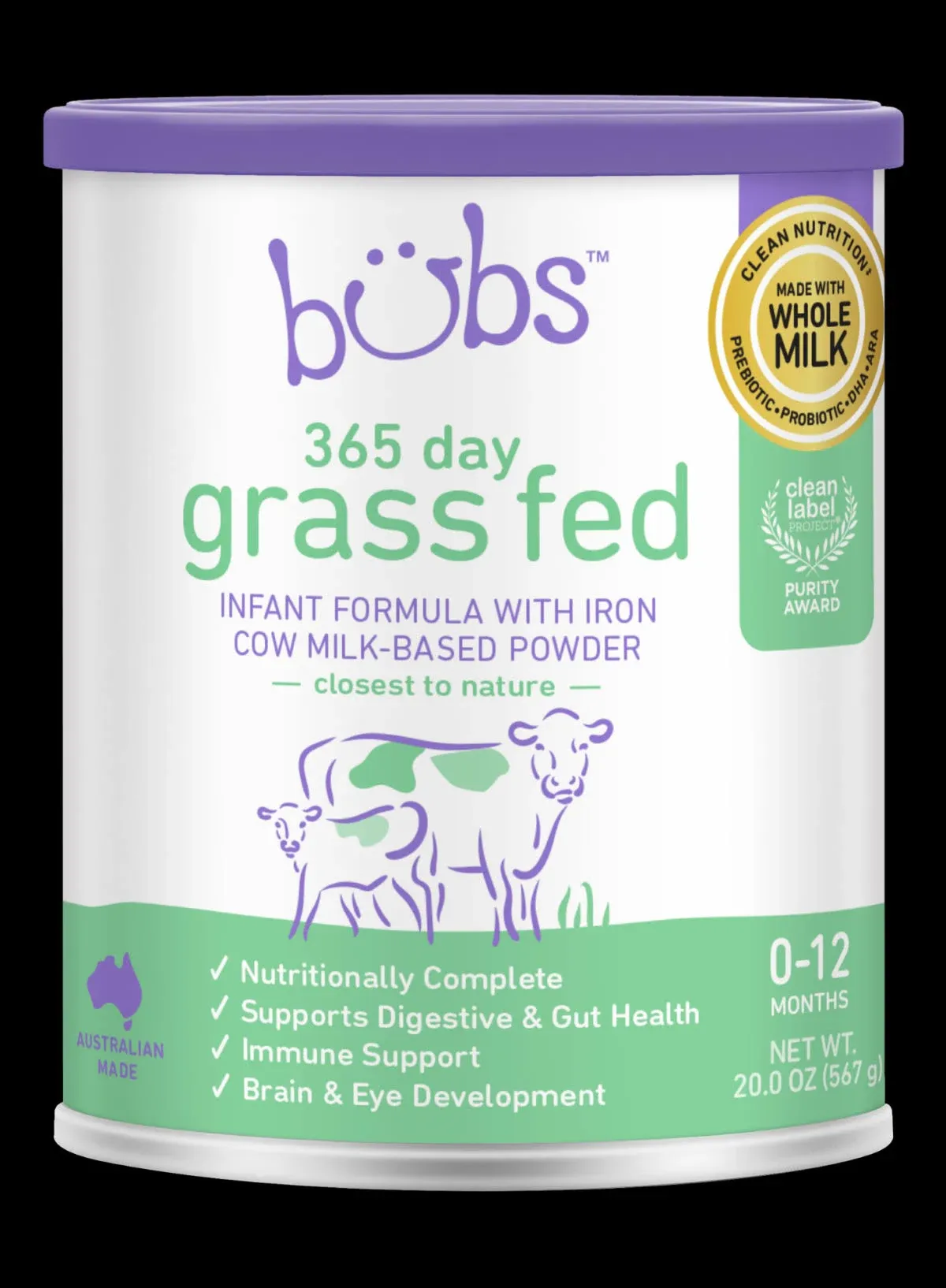 Bubs 365 Day Grass Fed Infant Formula