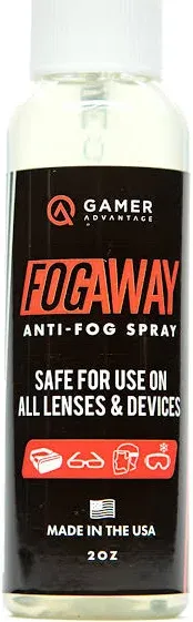 New Fogaway Anti-fog Spray For Glasses Goggles Safe for ALL Lenses 2 Oz