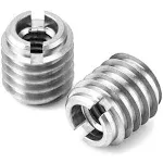 Stainless Steel Threaded Insert for Hard-Wood 1/4-20 Internal Threads 50 Pack...