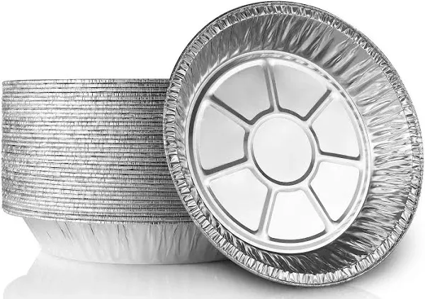 9&#034; Pie Pans (30pack) - Disposable Aluminum Foil Pie Tins,Heavy-dut<wbr/>y, Baking T...