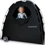 SlumberPod Portable Privacy Pod Blackout with Fan - Black