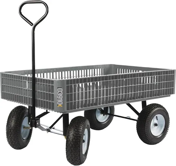 Crate Garden Wagon - 800-Lb. Capacity, 46in.L x 30in.W, Model Number 03910