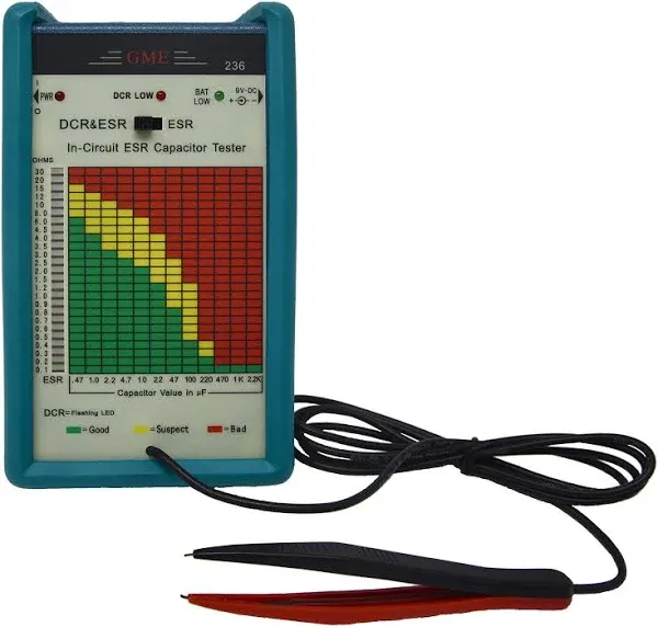 GME Professional In Circuit ESR Capacitor Tester