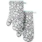 Martha Stewart Ditsy Floral Oven Mitt Set of 2