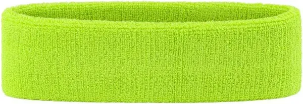 Green Head Sweatband | for Workout & Sports | Terry Cloth Cotton