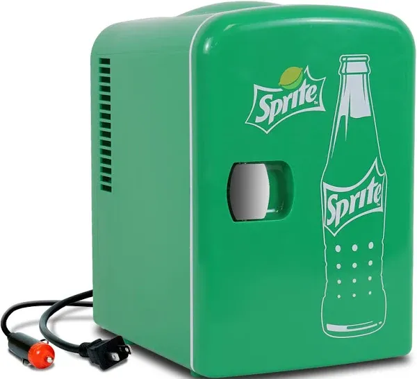 Koolatron Sprite Mini Fridge for Bedroom Skincare Cosmetics Office 4L Portable Small Refrigerator Compact Mini Refrigerator Fridge Travel Fridge Dorm Fridge Small Fridge for Snacks Drinks Green