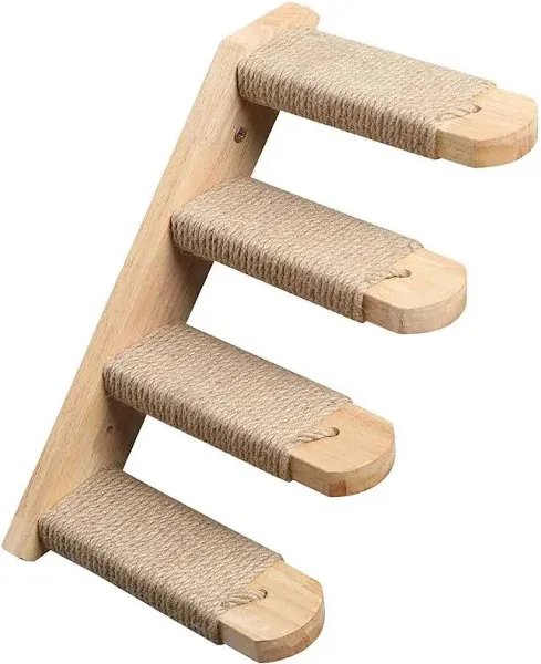 Four Step Cat Climbing Shelf Cat Stairway Platform Supplies Cats Perch